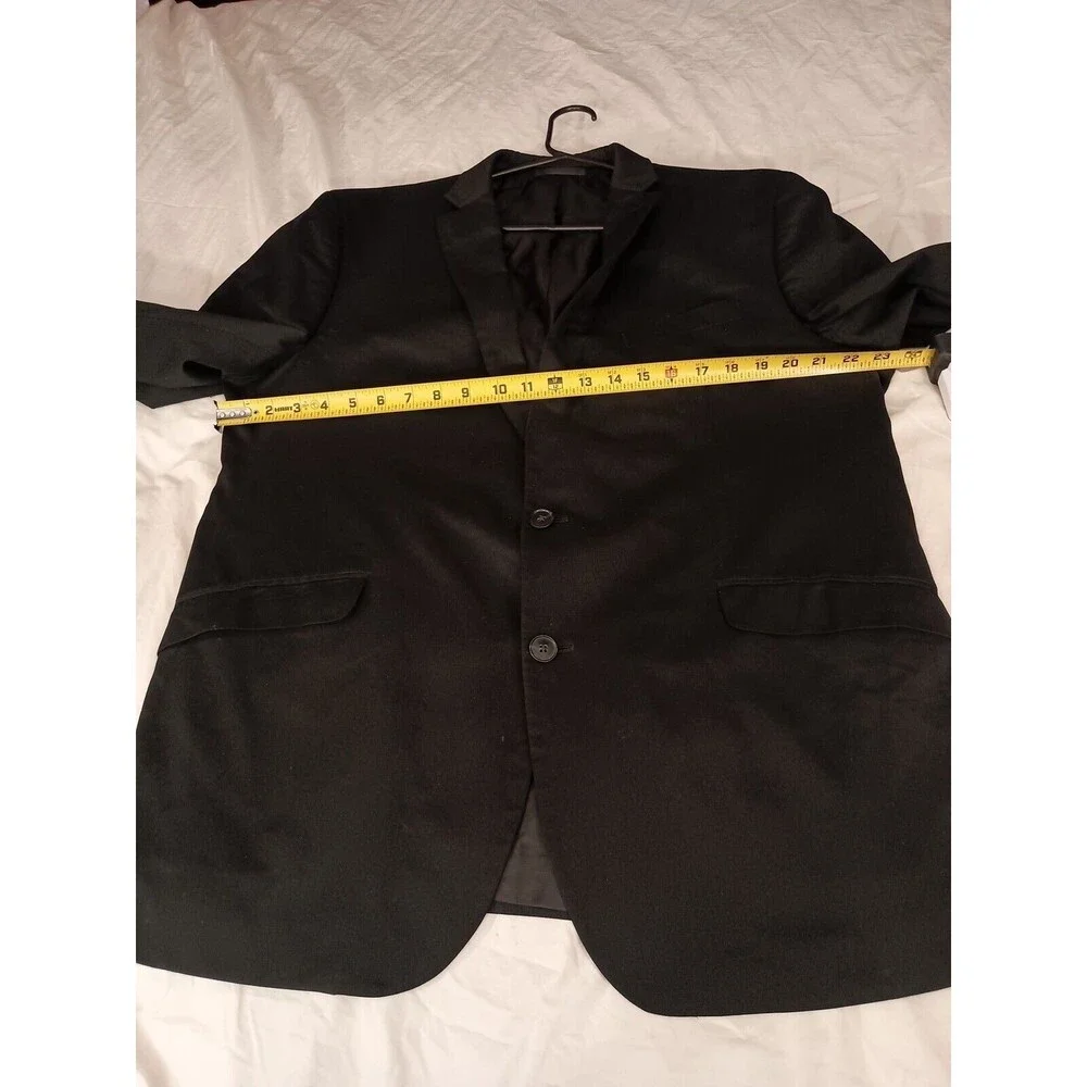 Kenneth Cole Reaction Blazer Jacket Size 46L Black